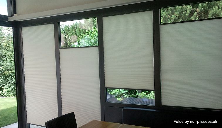 Plissees Faltstoren by nur-plissees.ch