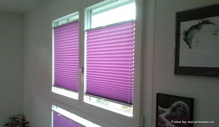 Plissees Faltstoren by nur-plissees.ch